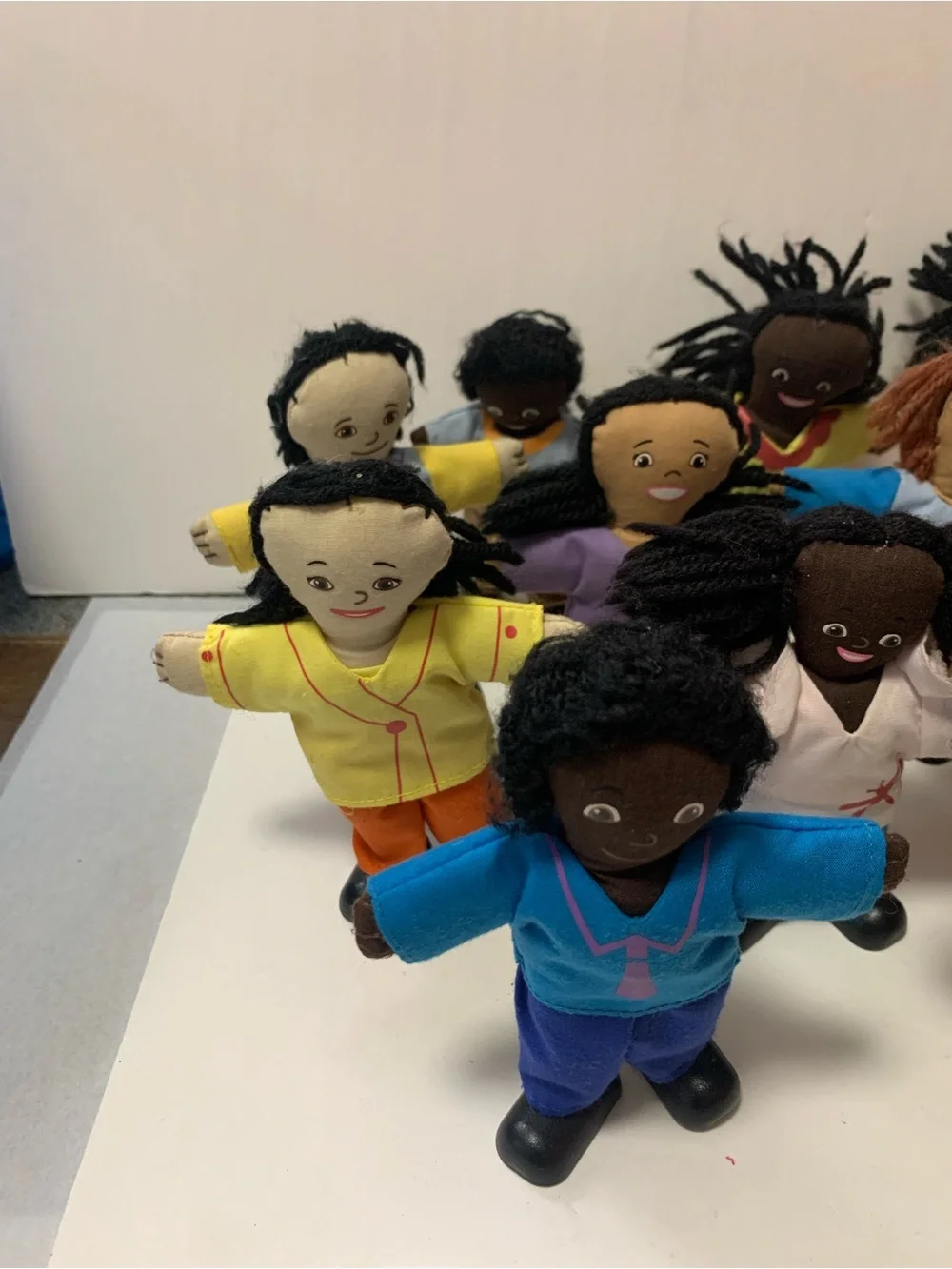 Lakeshore Learning soft plush dollhouse figures